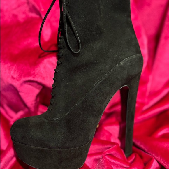 PRADA SuedePlatform GEM EUC worn once. - Picture 7 of 8